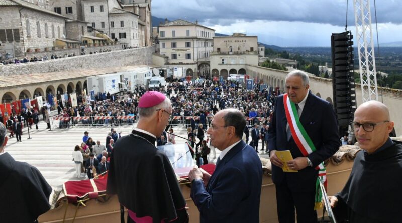 Sicilia ad Assisi, Schifani: la nostra Isola chiamata a portare avanti i valori francescani